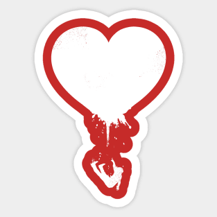 FALLING OUT OF LOVE Sticker